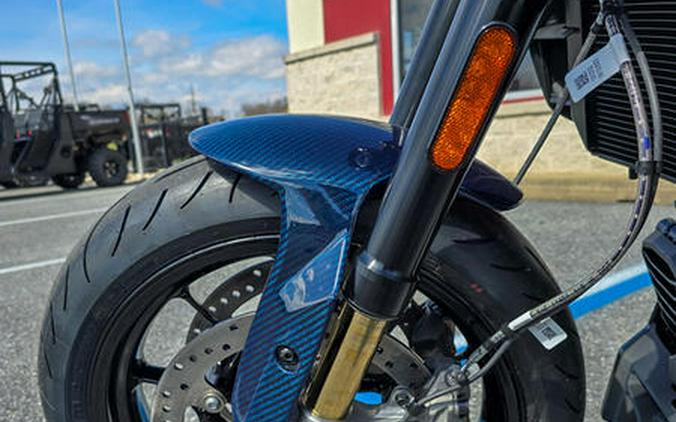 2024 Indian Motorcycle® FTR x 100% R Carbon Blue Candy Carbon