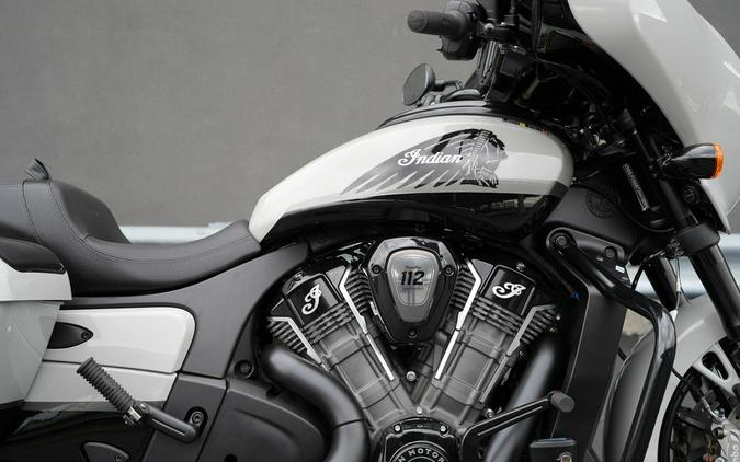2026 Indian Motorcycle Chieftain PowerPlus Dark Horse 112 w/PowerBand Chalk with Black Metallic