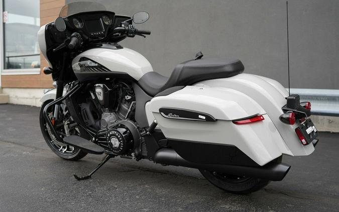 2026 Indian Motorcycle Chieftain PowerPlus Dark Horse 112 w/PowerBand Chalk with Black Metallic
