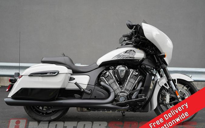2026 Indian Motorcycle® Chieftain® PowerPlus Dark Horse® 112 w/PowerBand Chalk with Black Metallic