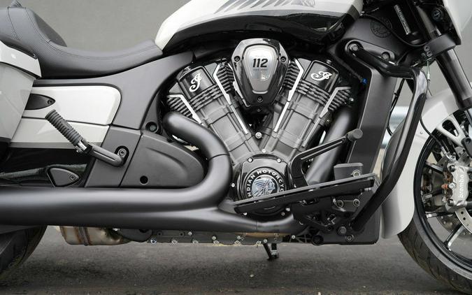 2026 Indian Motorcycle Chieftain PowerPlus Dark Horse 112 w/PowerBand Chalk with Black Metallic
