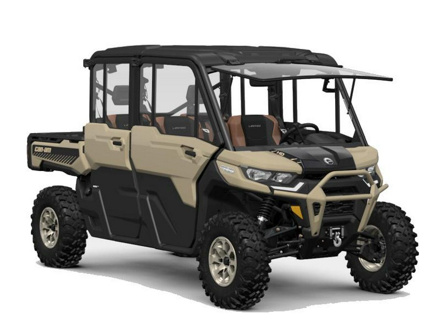 2024 Can-Am® Defender MAX Limited HD10 Desert Tan & Timeless Black