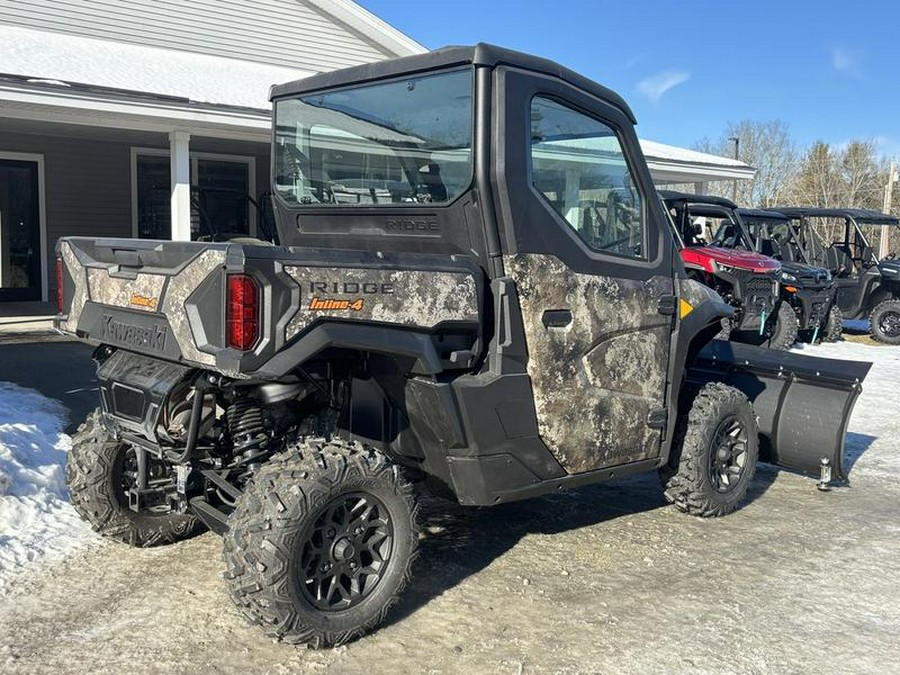 2025 Kawasaki Ridge® Hvac Camo Plow Package
