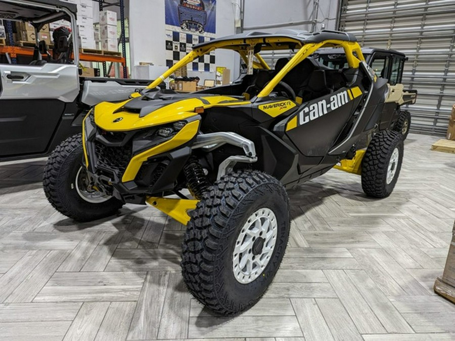 2024 Can-Am Maverick R X RS Carbon Black & Neo Yellow