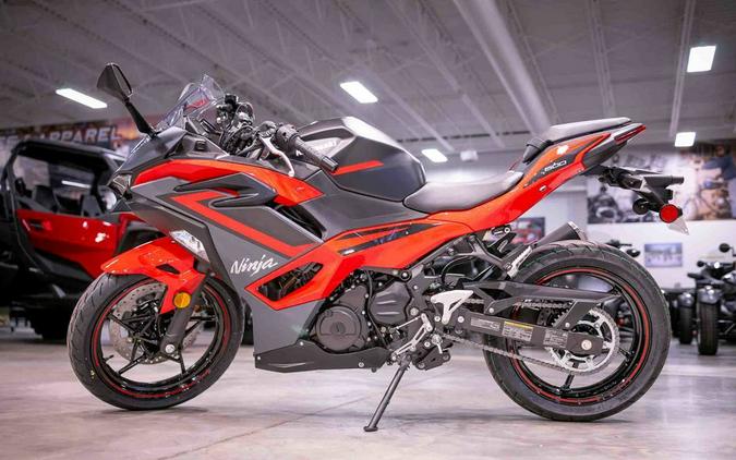 2024 Kawasaki Ninja® 500 ABS Passion Red/Metallic Flat Spark Black