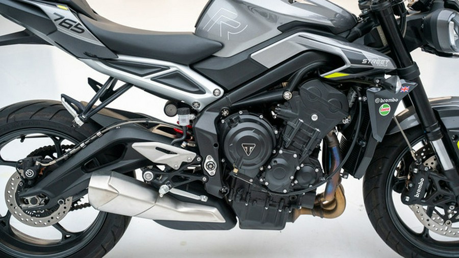 2024 Triumph Street Triple 765 R Silver Ice
