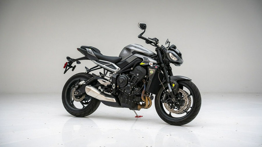 2024 Triumph Street Triple 765 R Silver Ice