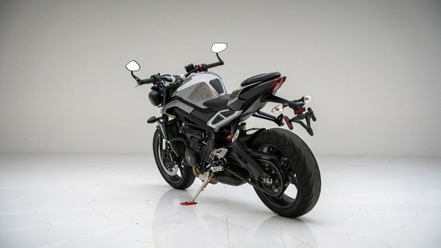 2024 Triumph Street Triple 765 R Silver Ice