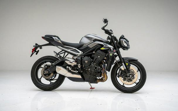 2024 Triumph Street Triple 765 R Silver Ice