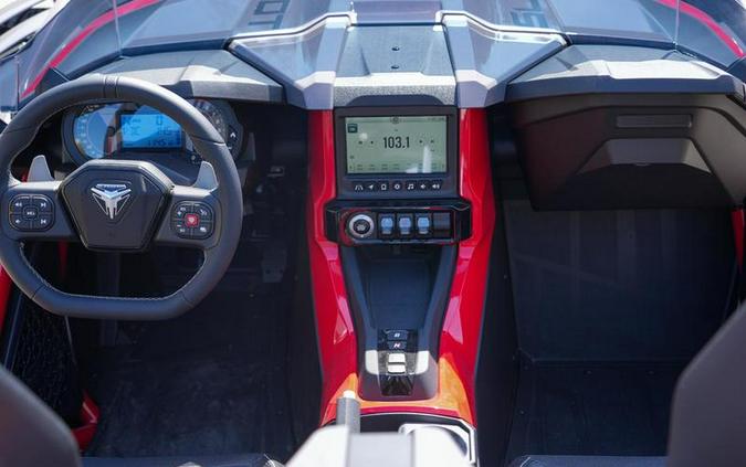 2026 Polaris Slingshot® R AutoDrive Radiant Gray with Indy Red Pearl