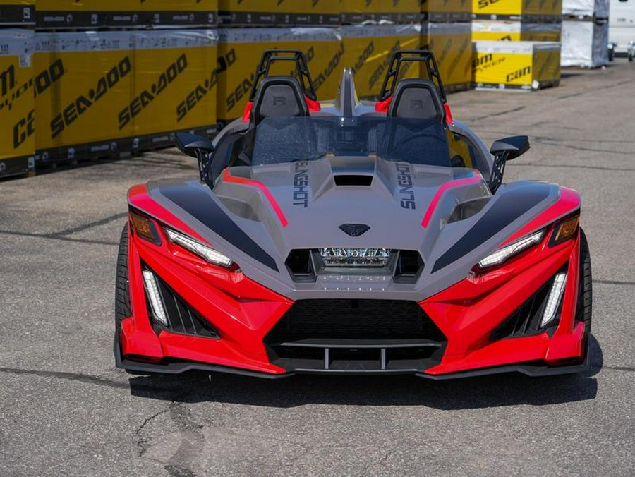 2026 Polaris Slingshot® R AutoDrive Radiant Gray with Indy Red Pearl