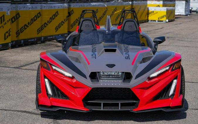 2026 Polaris Slingshot® R AutoDrive Radiant Gray with Indy Red Pearl
