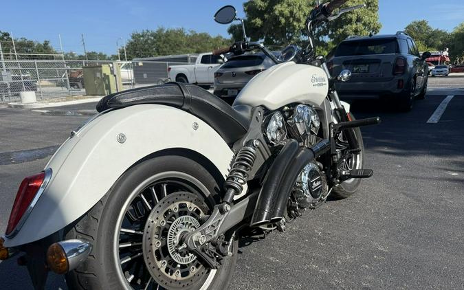2020 Indian Motorcycle Scout ABS White Smoke
