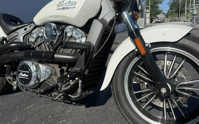2020 Indian Motorcycle Scout ABS White Smoke