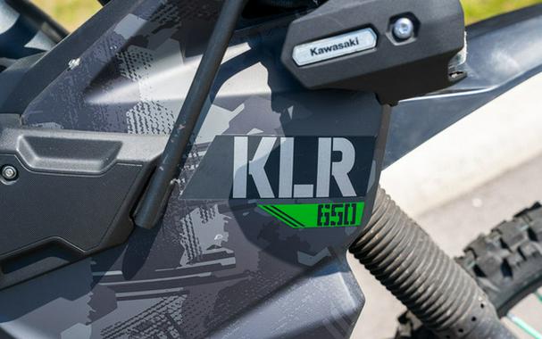 2022 Kawasaki KLR650 Adventure Camo