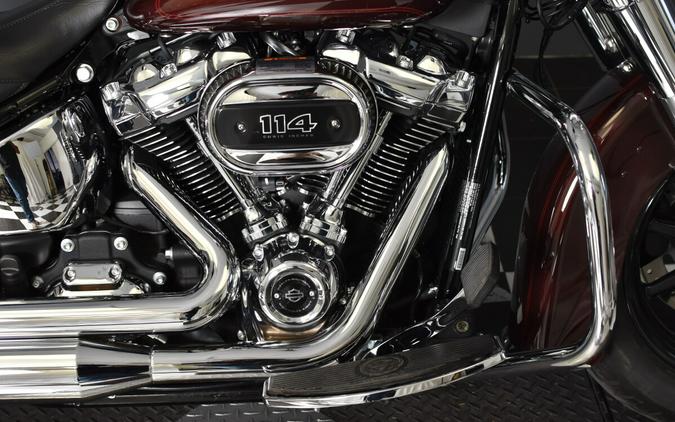 2022 Harley-Davidson Heritage Classic 114 Midnight Crimson (Chrome Finish w/Cast Wheels)