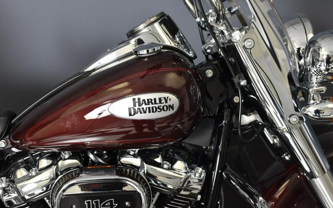 2022 Harley-Davidson Heritage Classic 114 Midnight Crimson (Chrome Finish w/Cast Wheels)