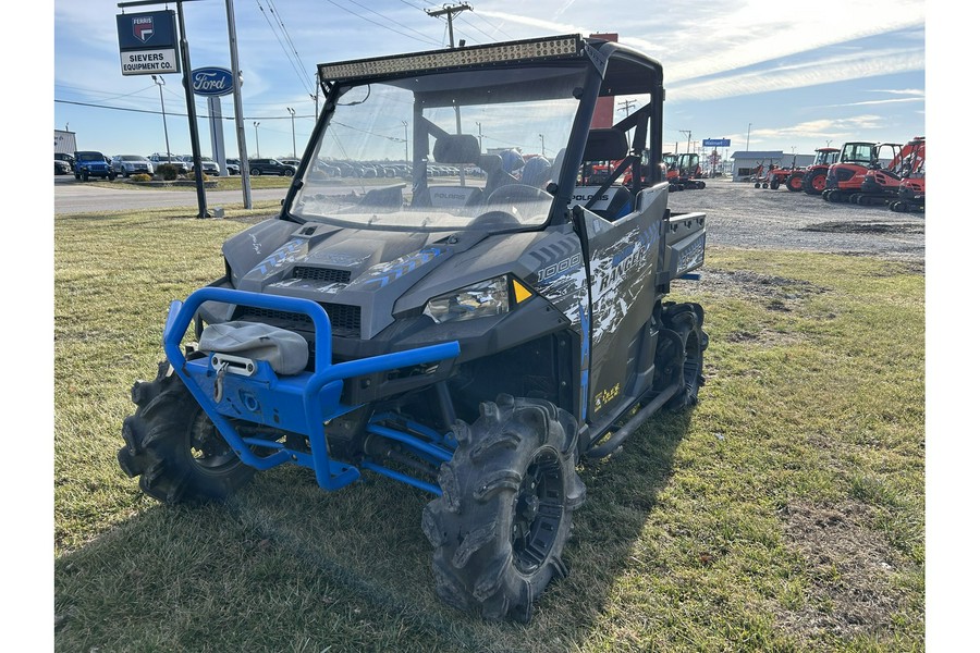 2017 Polaris RANGER CREW XP 1000 EPS High Lifter Metallic