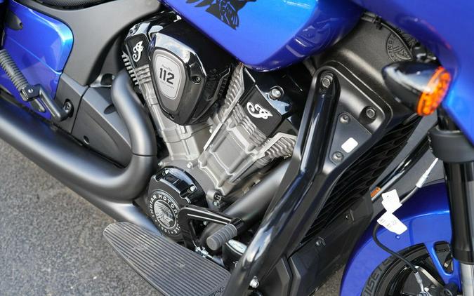 2026 Indian Motorcycle Chieftain PowerPlus Dark Horse 112 w/PowerBand Deep Blue Metallic