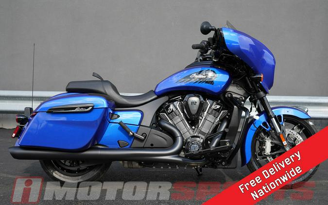 2026 Indian Motorcycle® Chieftain® PowerPlus Dark Horse® 112 w/PowerBand Deep Blue Metallic