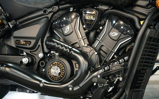 2026 Indian 101 Scout Black Crystal With Super Graphite