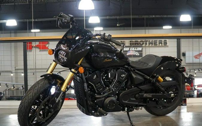 2026 Indian 101 Scout Black Crystal With Super Graphite