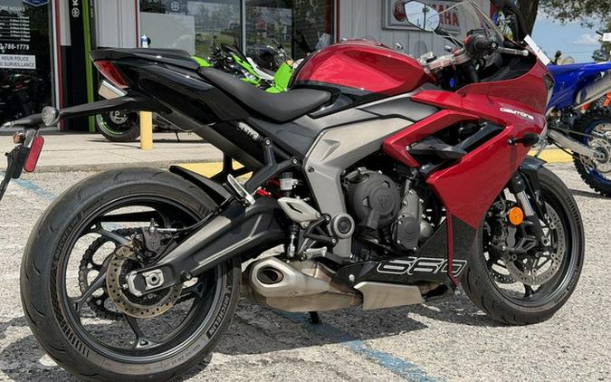 2025 Triumph Daytona 660 Carnival Red/Sapphire Black 660