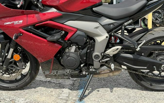 2025 Triumph Daytona 660 Carnival Red/Sapphire Black 660