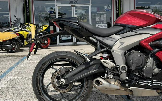 2025 Triumph Daytona 660 Carnival Red/Sapphire Black 660