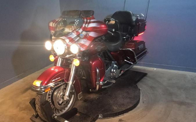 2009 Harley-Davidson Electra Glide Ultra Classic Red Hot Sunglo