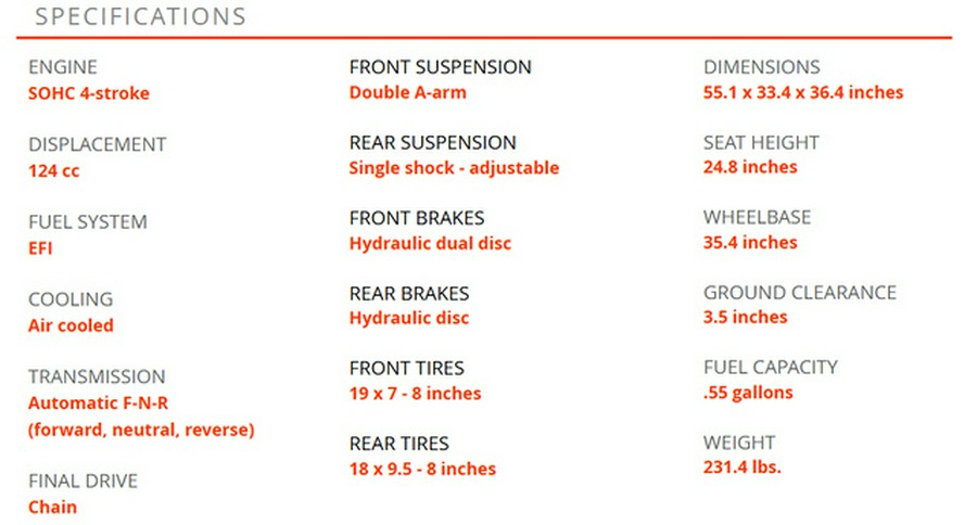 2026 Kayo Bull 125 EFI