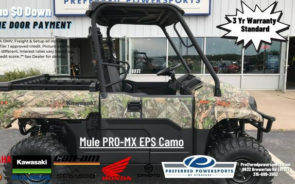 2024 Kawasaki Mule PRO-MX EPS Camo