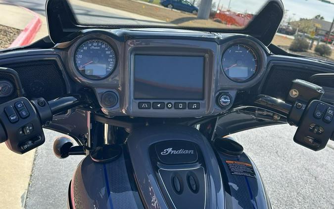 2024 Indian Motorcycle® Chieftain® Dark Horse® w/Powerband Audio Pkg Icon Stealth Gray Azure