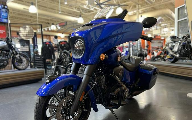 2026 Indian Chieftain Dark Horse w/PowerBand Audio Deep Blue Metallic