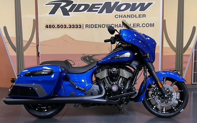 2026 Indian Chieftain Dark Horse w/PowerBand Audio Deep Blue Metallic
