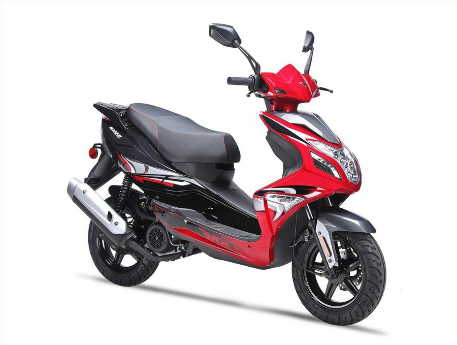 2025 Wolf Brand Scooters Blaze II 150CC Red T