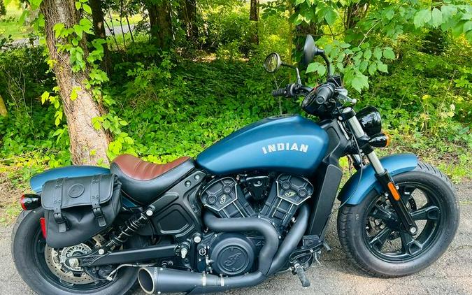 2021 Indian Motorcycle® Scout® Bobber Sixty ABS Blue Slate Smoke