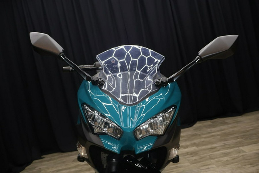 2021 Kawasaki Ninja 400 ABS Pearl Nightshade Teal/Metallic Spar