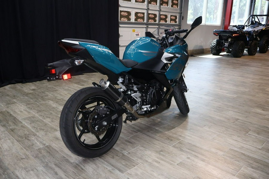 2021 Kawasaki Ninja 400 ABS Pearl Nightshade Teal/Metallic Spar