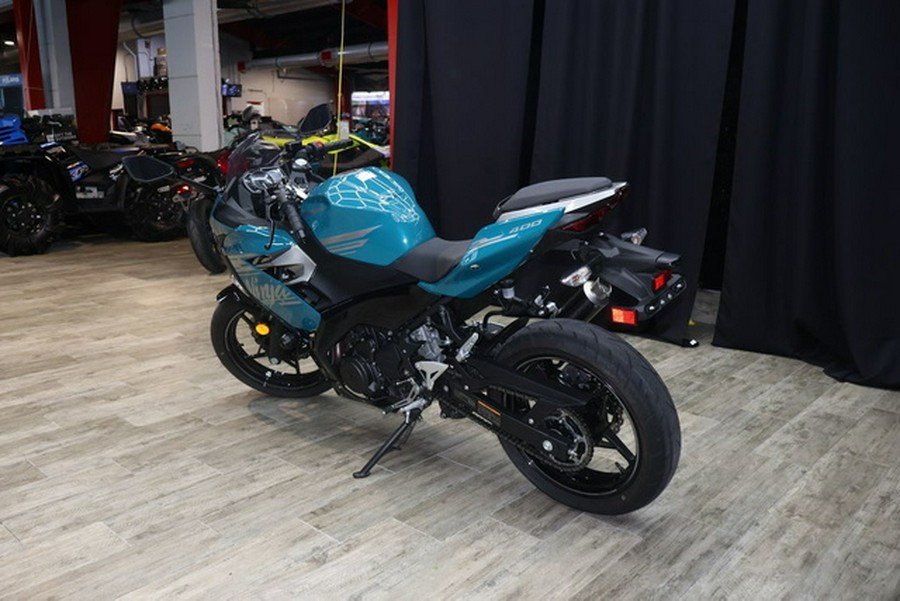 2021 Kawasaki Ninja 400 ABS Pearl Nightshade Teal/Metallic Spar