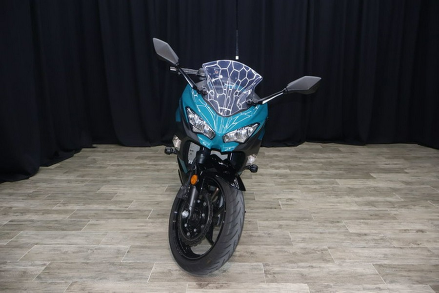 2021 Kawasaki Ninja 400 ABS Pearl Nightshade Teal/Metallic Spar