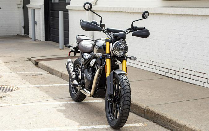 2024 Triumph Scrambler 400 X Phantom Black / Silver Ice