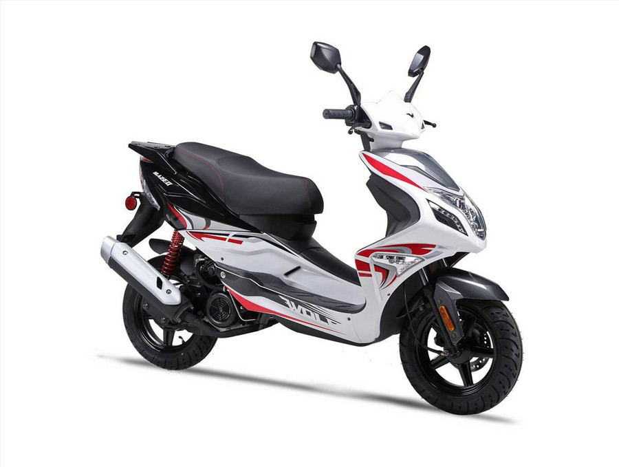 2025 Wolf Brand Scooters Blaze II 150CC White T