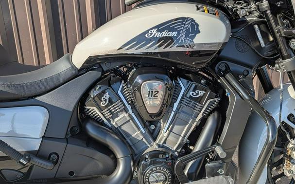2026 Indian Motorcycle® Chieftain® PowerPlus Dark Horse® 112 w/PowerBand Chalk with Black Metallic