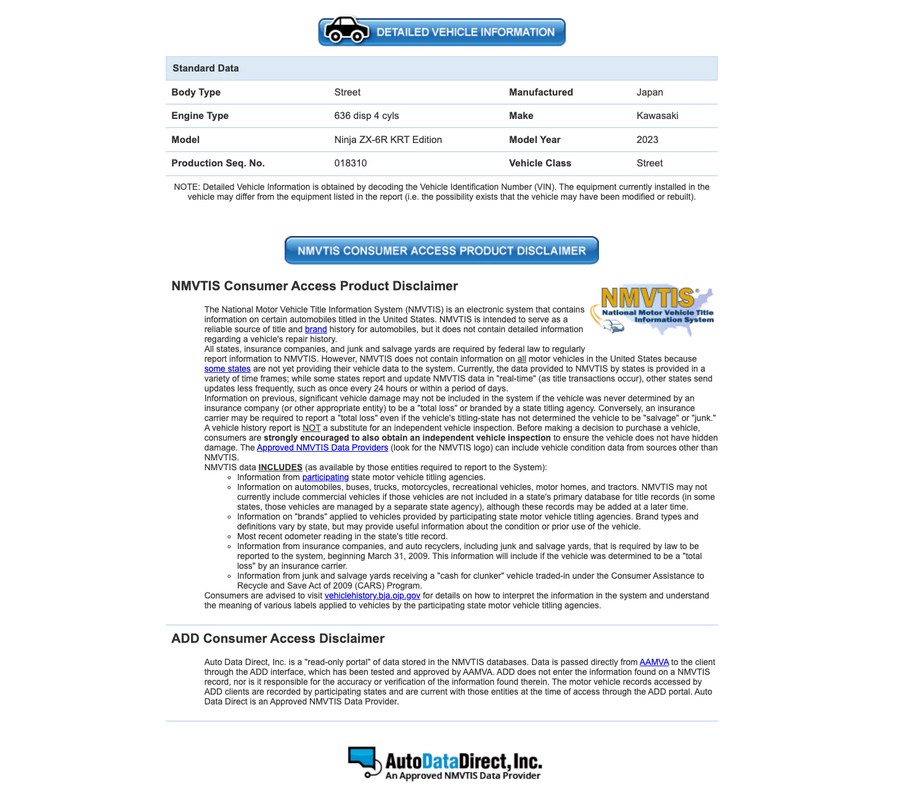 2023 Kawasaki Ninja ZX-6R