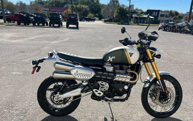 2026 Triumph Scrambler 1200 XE Matte khaki green