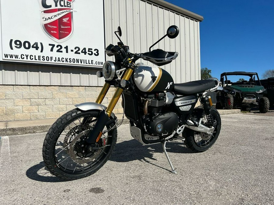 2026 Triumph Scrambler 1200 XE Matte khaki green