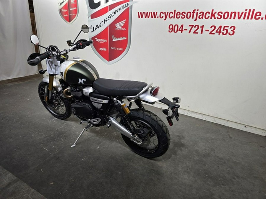 2026 Triumph Scrambler 1200 XE Matte khaki green