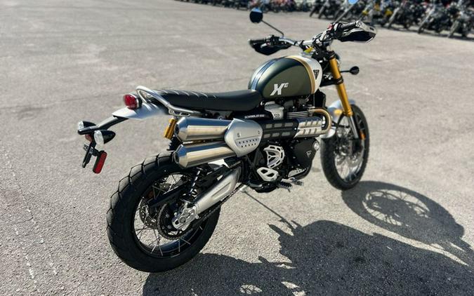 2026 Triumph Scrambler 1200 XE Matte khaki green