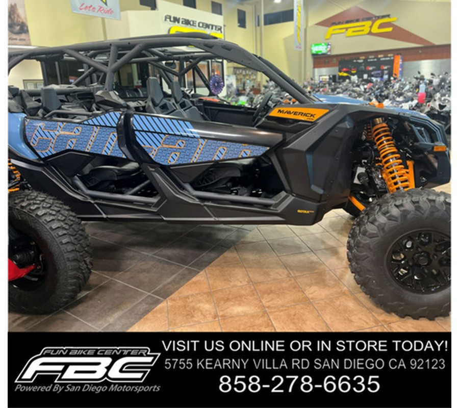 2026 Can-Am Maverick X3 MAX RS Turbo Scandi Blue & Orange Crus